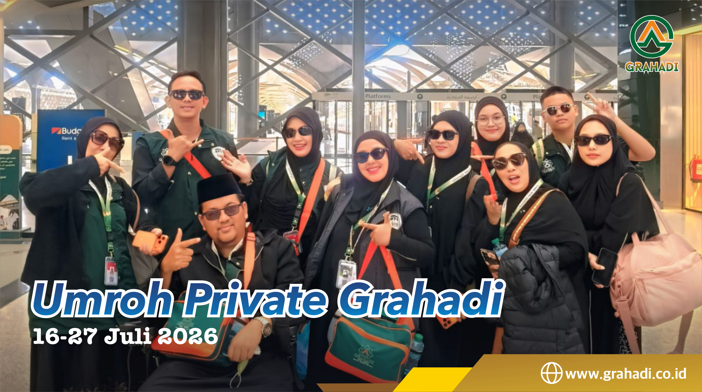 Grahadi Umroh Kembali Berangkatkan 10 Jamaah dalam Program Umroh Private